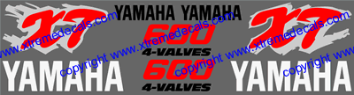 Yamaha XT600 1991 Style Decal Set